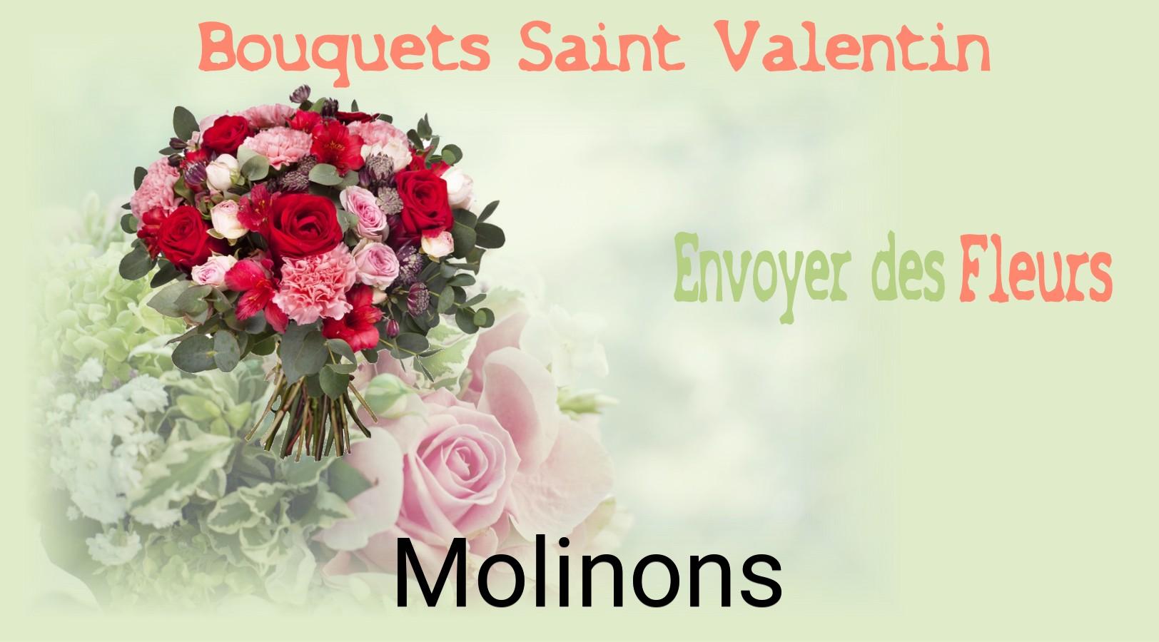Roses de Saint-Valentin livrées à Molinons